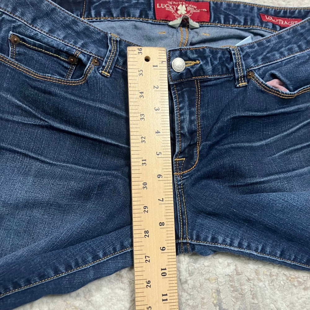 Lucky Brand Lola Straight Jeans Womens 10 30 Blue Denim Classic Fit - Picture 13 of 14